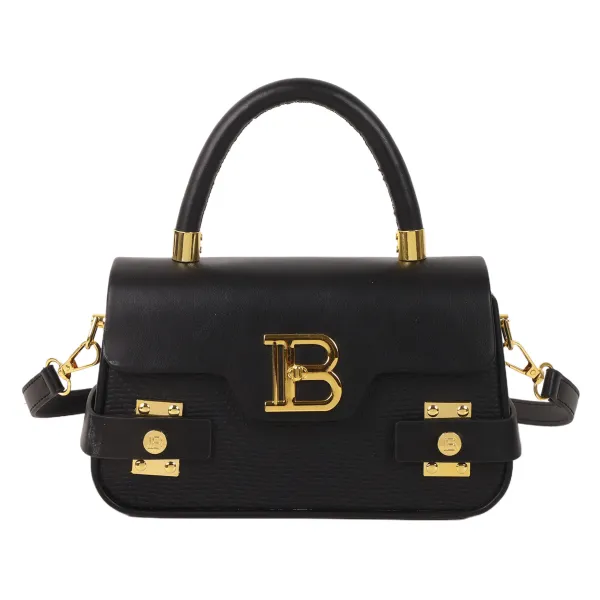 Multi-Color Contrast Patchwork Handbag